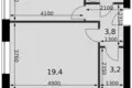 Appartement 1 chambre 41 m² Aprelevka, Russie
