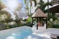 Complejo residencial New exclusive residence with a swimming pool and a business center a few steps from the ocean, in a prestigious area, Bali, Indinesia