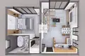 Mieszkanie 1 pokój 39 m² Tivat, Czarnogóra