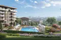 Kompleks mieszkalny Guarded residential complex with swimming pools, a tennis court and a fitness center next to the lake Kucukcekmece, Istanbul, Turkey