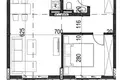 Wohnung 1 Schlafzimmer 46 m² Radanovici, Montenegro