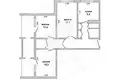 3 room apartment 69 m² Muchaviecki sielski Saviet, Belarus