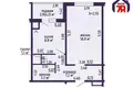 Wohnung 1 zimmer 42 m² Pryluki, Belarus