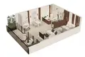 Квартира 1 комната 35 м² Чакви, Грузия