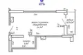 Appartement 1 chambre 32 m² Minsk, Bélarus