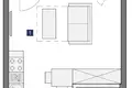 Wohnung 1 zimmer  Warschau, Polen