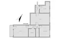 Квартира 3 комнаты 57 м² Варшава, Польша