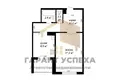 Wohnung 1 zimmer 44 m² Muchaviecki sielski Saviet, Belarus