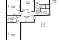 Wohnung 3 zimmer 73 m² Chaciezyna, Belarus