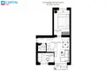 Wohnung 3 zimmer 44 m² Vilnius, Litauen