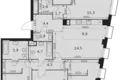 Wohnung 5 zimmer 114 m² Moskau, Russland