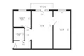 Wohnung 2 zimmer 45 m² Minsk, Belarus