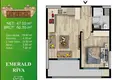 1 bedroom apartment 60 m² Mezitli, Turkey