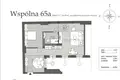 2 room apartment 65 m² Warsaw, Poland