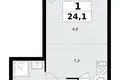 1 room apartment 24 m² Kommunarka, Russia