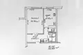 Wohnung 1 zimmer 37 m² Babrujsk, Belarus