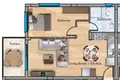 Квартира 1 комната 62 м² Кипр, Кипр