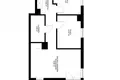 3 room apartment 55 m² Warsaw, Poland