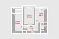 Wohnung 2 zimmer 51 m² Minsk, Belarus