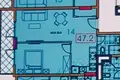 Квартира 2 комнаты 47 м² Батуми, Грузия