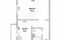 Apartamento 1 habitación 41 m² Muchaviecki sielski Saviet, Belarús