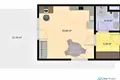 Mieszkanie 2 pokoi 52 m² Miasto Stołeczne Praga, Czechy