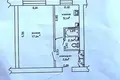 1 room apartment 29 m² Homyel, Belarus