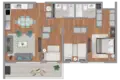 Wohnung 1 Schlafzimmer 40 m² Vina del Mar, Chile