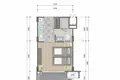 Kondominium 24 m² Karon, Thailand