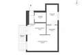 2 room apartment 42 m² Warsaw, Poland