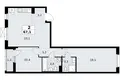 Appartement 2 chambres 67 m² Kommunarka, Russie