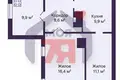 Casa 60 m² Palacanski sielski Saviet, Belarús