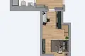 1 bedroom apartment 24 m² okres Brno mesto, Czech Republic