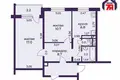 Wohnung 2 zimmer 46 m² Soligorsk, Belarus