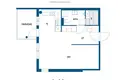 Квартира 1 комната 37 м² Tampere sub region, Финляндия