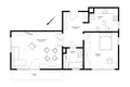 2 room apartment 62 m² Warsaw, Poland