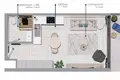 Wohnung 1 zimmer 39 m² Trikomo, Nordzypern