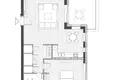 Attique 1 chambre 104 m² Herceg Novi, Monténégro