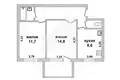 Wohnung 2 zimmer 49 m² Brest, Belarus