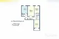 Apartamento 3 habitaciones 64 m² Borisov, Belarús