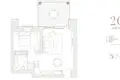2 room apartment 59 m² Tel-Aviv, Israel