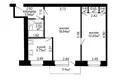 1 bedroom apartment 44 m² Minsk, Belarus
