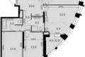 Apartamento 4 habitaciones 105 m² Moscú, Rusia