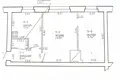 Wohnung 2 zimmer 35 m² Raunapollie, Belarus