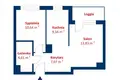 Appartement 2 chambres 46 m² Poznan, Pologne