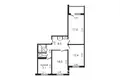 Appartement 3 chambres 63 m² Minsk, Bélarus