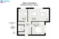 2 room apartment 51 m² Jonava, Lithuania