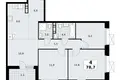 4 room apartment 79 m² Kommunarka, Russia
