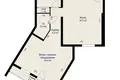 Квартира 3 комнаты 78 м² Минск, Беларусь