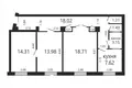 3 bedroom apartment 79 m² Minsk, Belarus